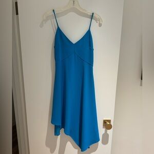 NWOT Bright blue strappy Alice & Olivia dress, Size 2